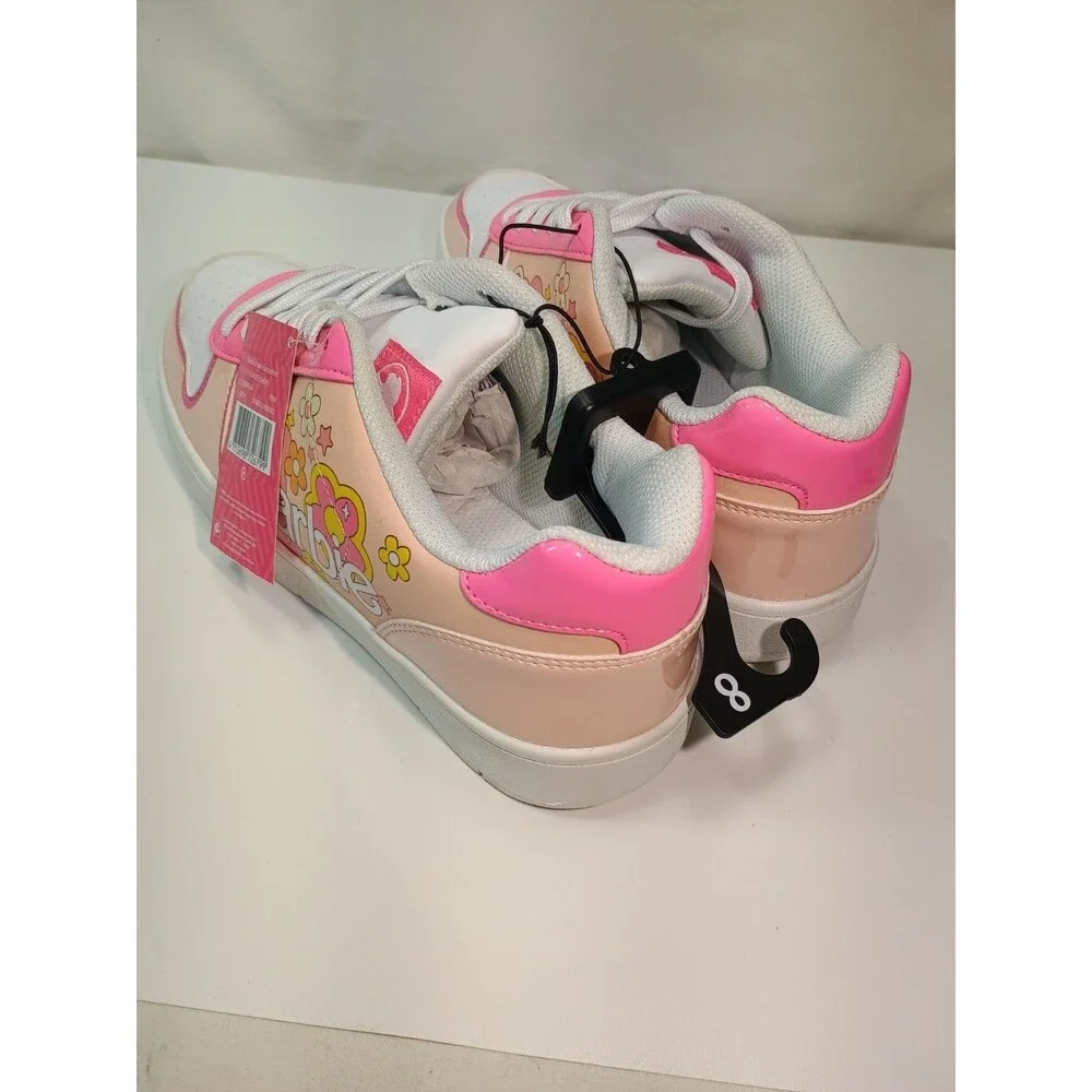 Women's Barbie by Mattel Pink Casual Sneaker Sizes 8 New with Tags